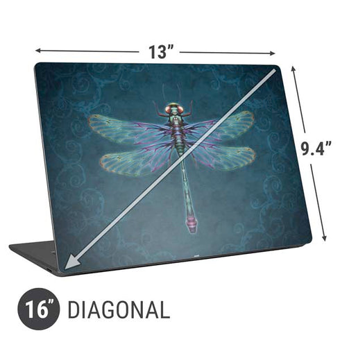 Brigid Ashwood Mystical Dragonfly Universal Laptop 16in (13 x 9.4in) Skin